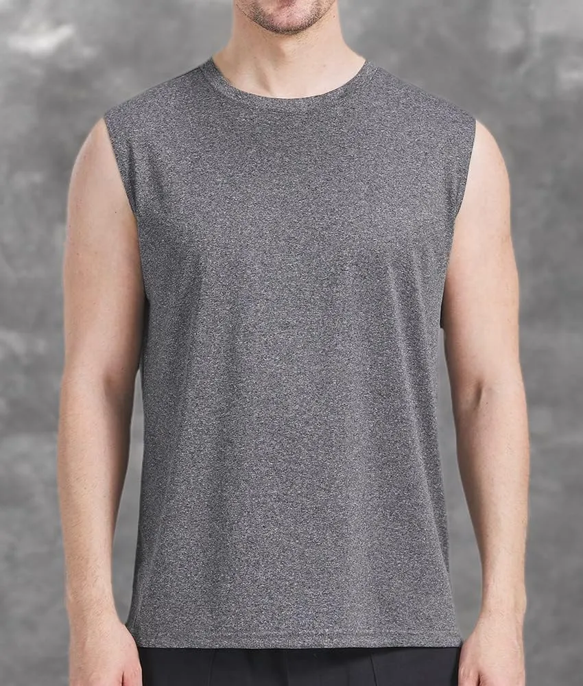 3 Pack Men's Workout Tank Top Dry Workout Sleeveless T-Shirt