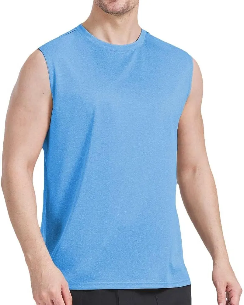 3 Pack Men's Workout Tank Top Dry Workout Sleeveless T-Shirt