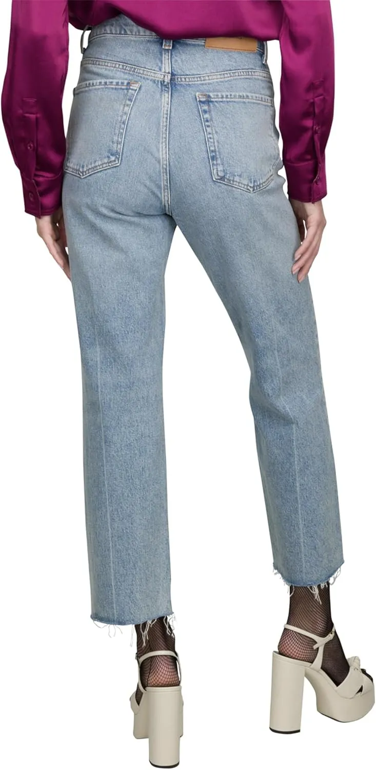 7 For All Mankind Women's Logan Stovepipe Straight-Leg Jeans
