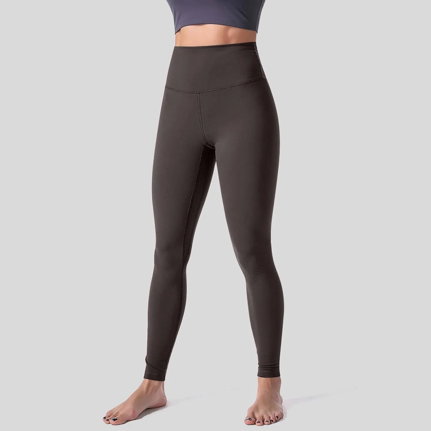 7/8 Yoga Leggings for Women Petite Work Out Leggings Gym Activewear Soft Stretchy Compression Athletic Leggings