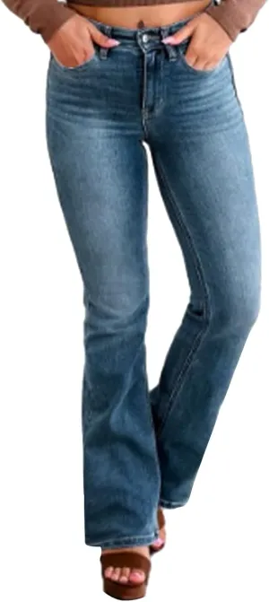 Baggy Sweatpant Jeans for Women Casual High Waisted Slim Fit Denim Pants Tummy Control Bootcut Boyfriends Jeans