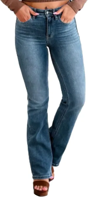 Baggy Sweatpant Jeans for Women Casual High Waisted Slim Fit Denim Pants Tummy Control Bootcut Boyfriends Jeans