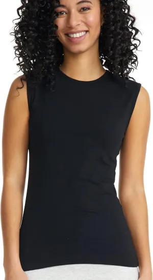 ESTEEZ Women's Tank Top Base Layering Camisole Fitted Sleeveless T-Shirt