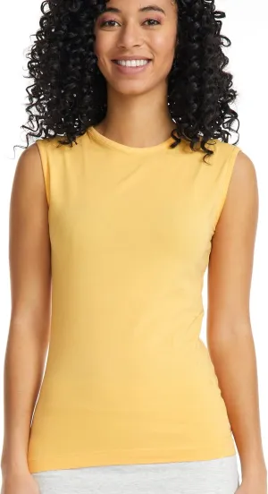 ESTEEZ Women's Tank Top Base Layering Camisole Fitted Sleeveless T-Shirt