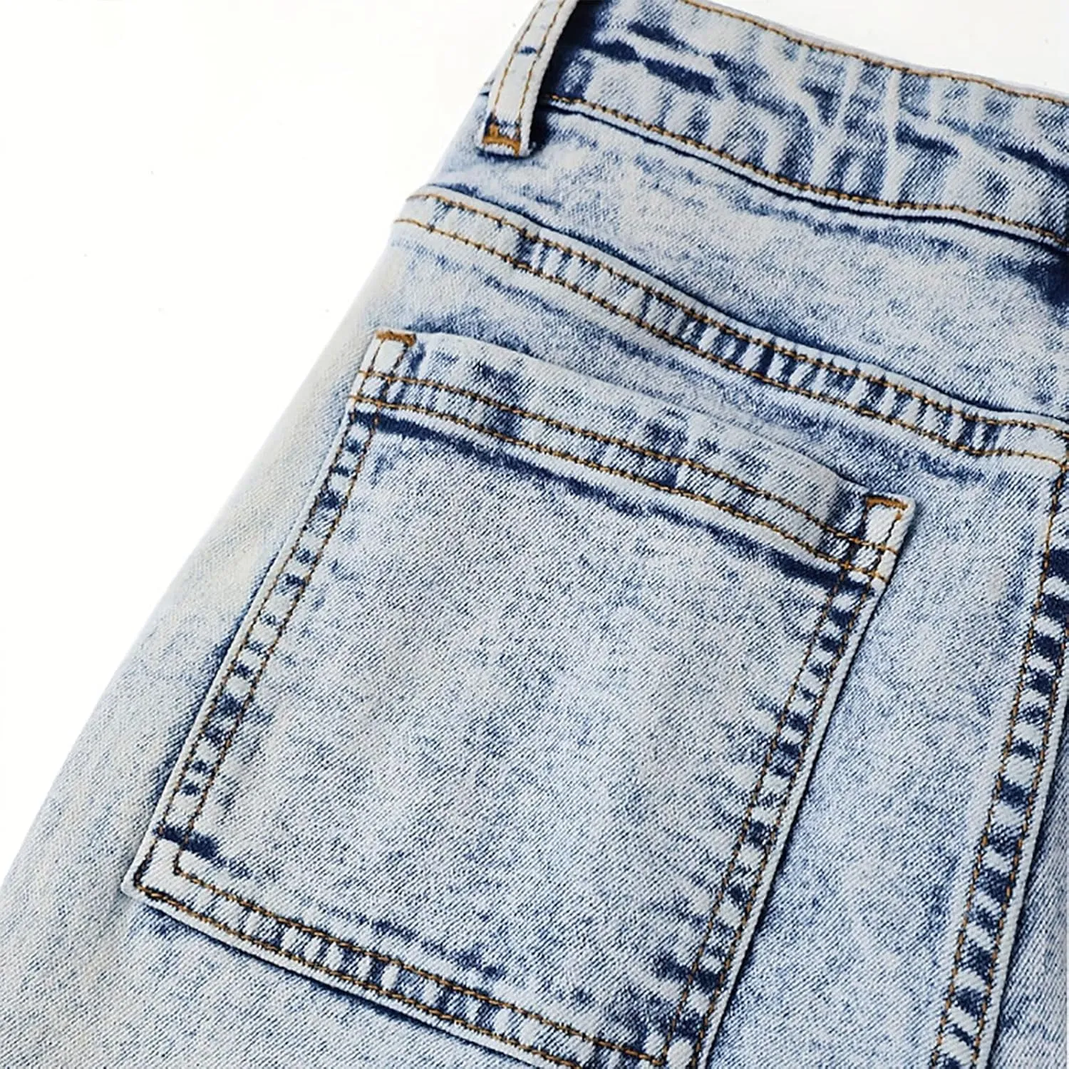 Girls Baggy Cargo Jeans Wide Leg High Waisted Kids Hip Hop Pants Denim Elastic Waist Pockets Vintage Aesthetic Jeans
