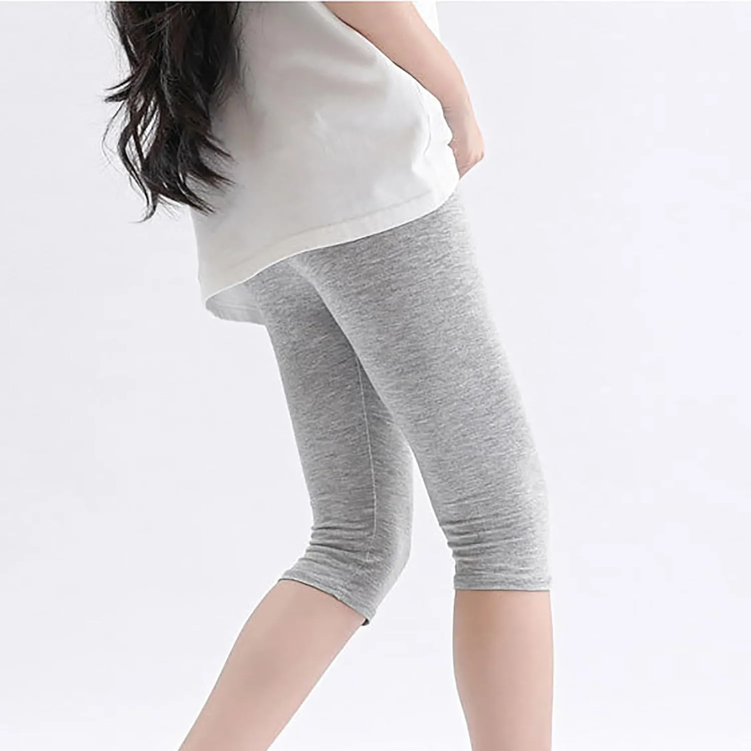 Girl's Leggings High Waisted Full Length Lightweight Baggy Pants Classic Sports Workout Running Yoga Pants