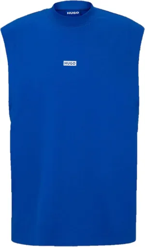 HUGO Men's Small Logo Block Muscle Tank