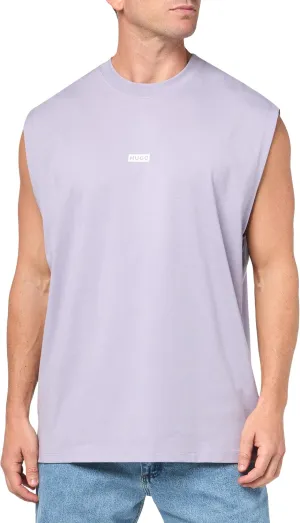 HUGO Men's Small Logo Block Muscle Tank