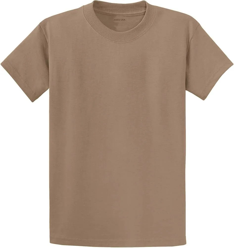 Joe's USA - Youth Heavyweight Cotton Short Sleeve T-Shirt