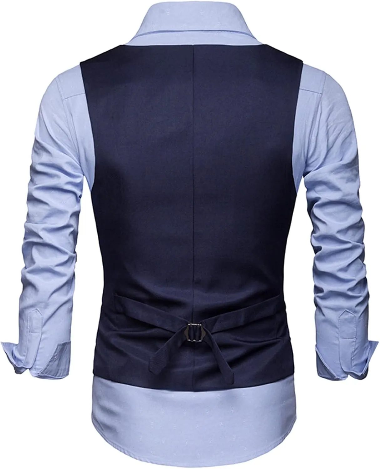 LCMTWX Mens Lightweight Vest Plaid Print Buckle Sanding Sleeveless T Shirt Vest White Vest For Men Black Powder Mens
