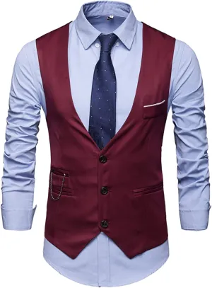 LCMTWX Mens Lightweight Vest Plaid Print Buckle Sanding Sleeveless T Shirt Vest White Vest For Men Black Powder Mens