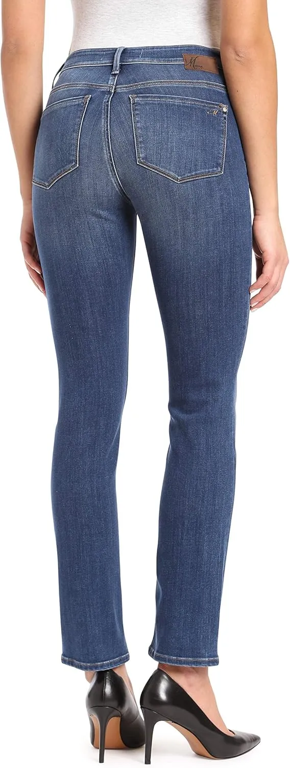 Mavi Kendra Women's Straight Leg Jeans, High Rise Jeans for Women, Boyfriend Jeans