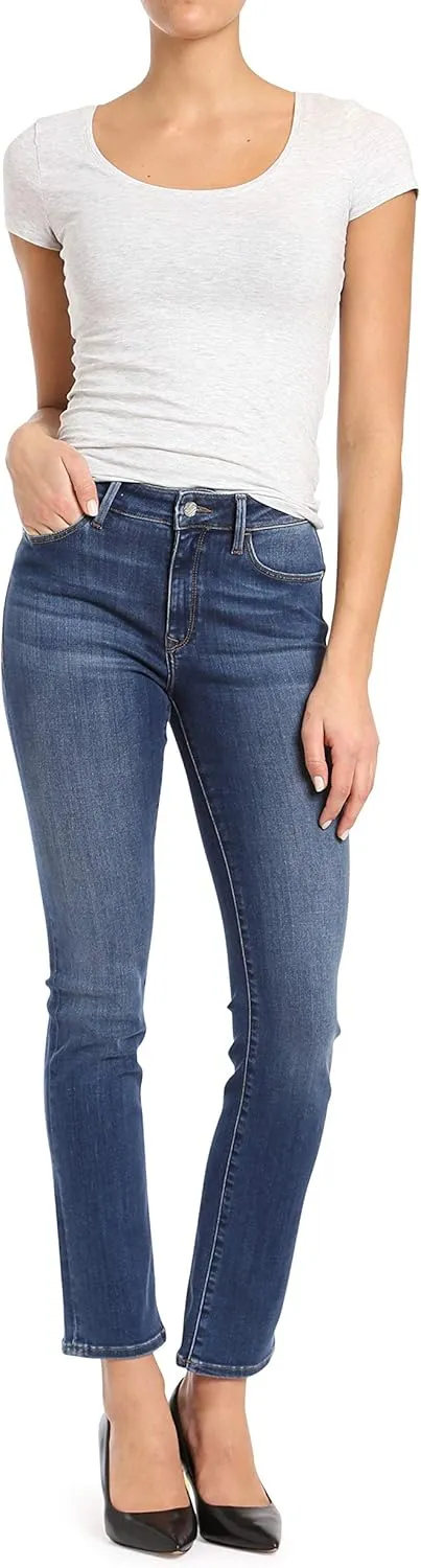 Mavi Kendra Women's Straight Leg Jeans, High Rise Jeans for Women, Boyfriend Jeans