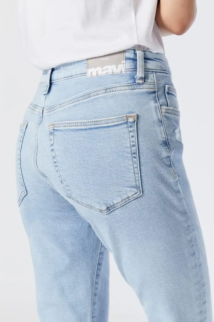 Mavi Women's Viola High Rise Straight Leg Jeans