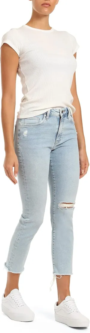 Mavi Women's Viola High Rise Straight Leg Jeans