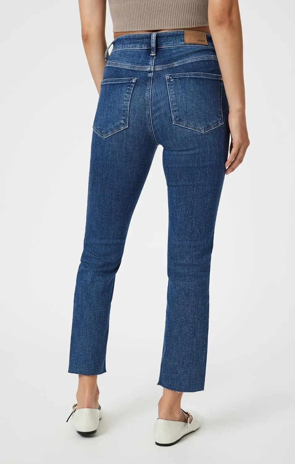 Mavi Women's Viola High Rise Straight Leg Jeans