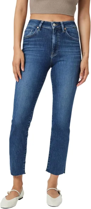 Mavi Women's Viola High Rise Straight Leg Jeans