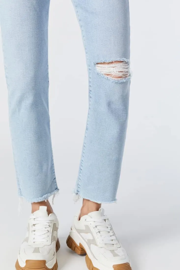 Mavi Women's Viola High Rise Straight Leg Jeans