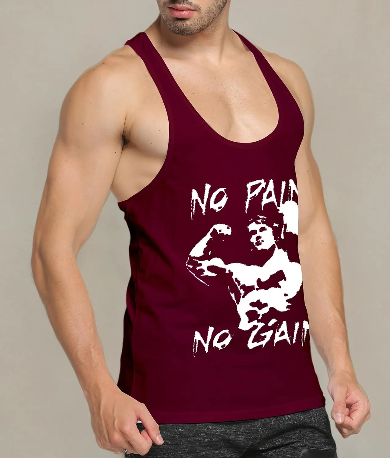 Men’s 3 Pack Tank Tops Workout Gym Muscle Shirt Y-Back Fitness Bodybuilding Sleeveless T Shirt