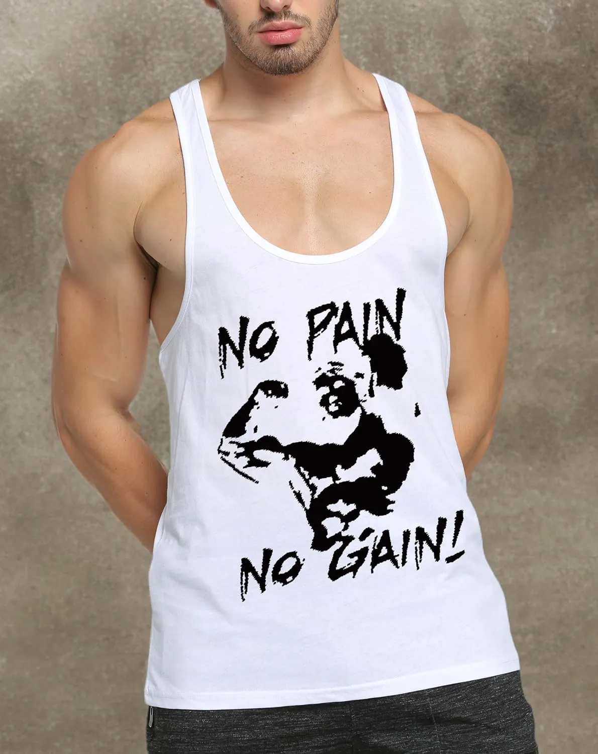 Men’s 3 Pack Tank Tops Workout Gym Muscle Shirt Y-Back Fitness Bodybuilding Sleeveless T Shirt