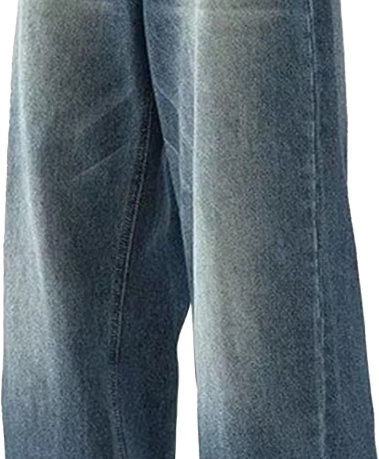 Men's Classic Fit Bootcut Jeans Denim Pants Casual Loose Fit Long Trousers