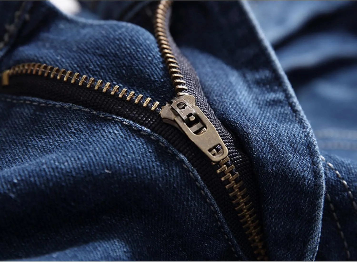 Men's Ripped Straight Leg Moto Jeans Hip Hop Washed Jean Trousers Denim Distressed Slim Fit Denim Pants