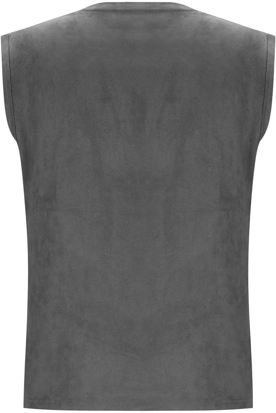 Men's Suede Tank Top Sports Pullover Round Neck Fitness Gym Running Athletic Sleeveless Tops Bodybuilding Muscle