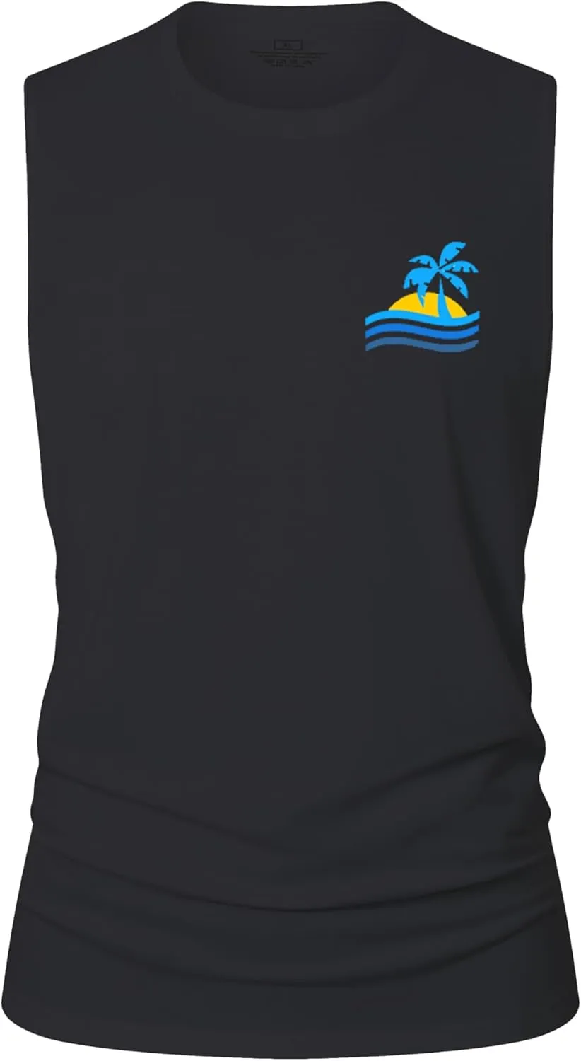 Men's Workout Tank Tops Cotton Gym Cut Off Sleeveless T Shirt Bodybuilding Fitness Muscle Athletic Tank Tops