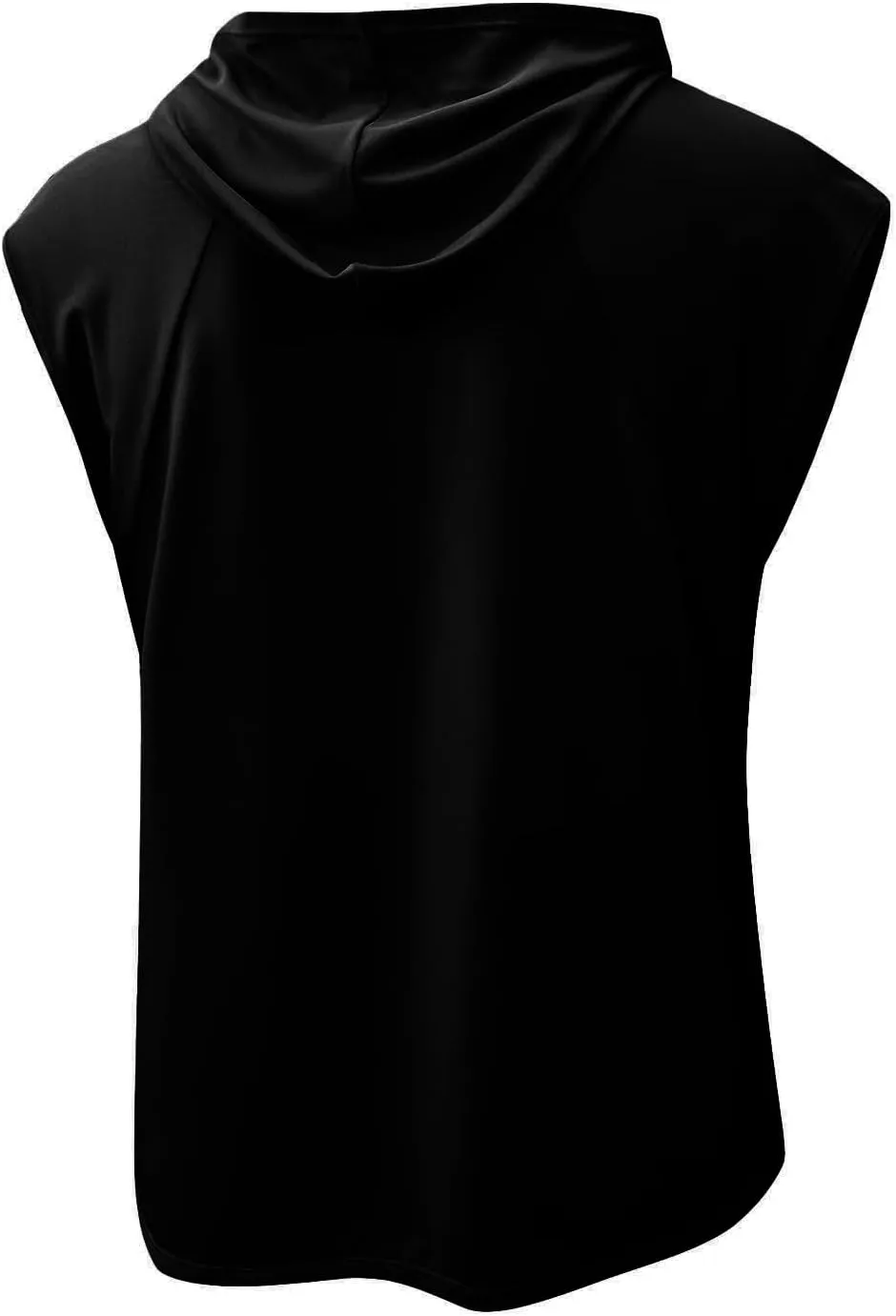 Mens Workout Tank Tops Gym Fitness Sleeveless Hoodies Muscle Fit Cut Off Hooded Shirts Summer Quick Dry Thin Shirts