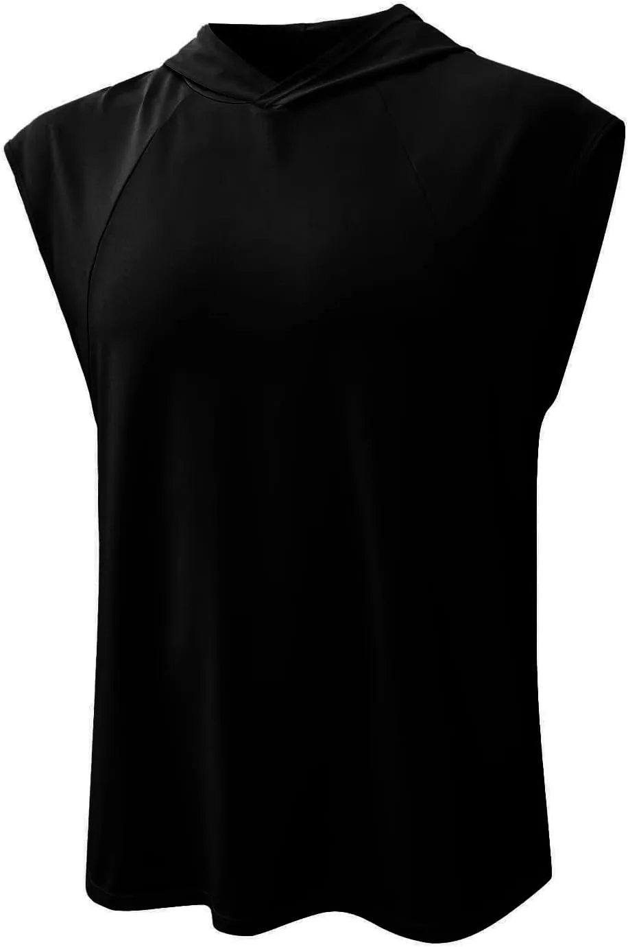 Mens Workout Tank Tops Gym Fitness Sleeveless Hoodies Muscle Fit Cut Off Hooded Shirts Summer Quick Dry Thin Shirts