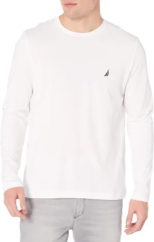 Nautica Men's J-Class Logo Long Sleeve T-Shirt