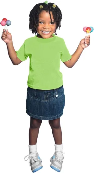 RABBIT SKINS Toddler Cotton Crewneck Short-Sleeve T-Shirt