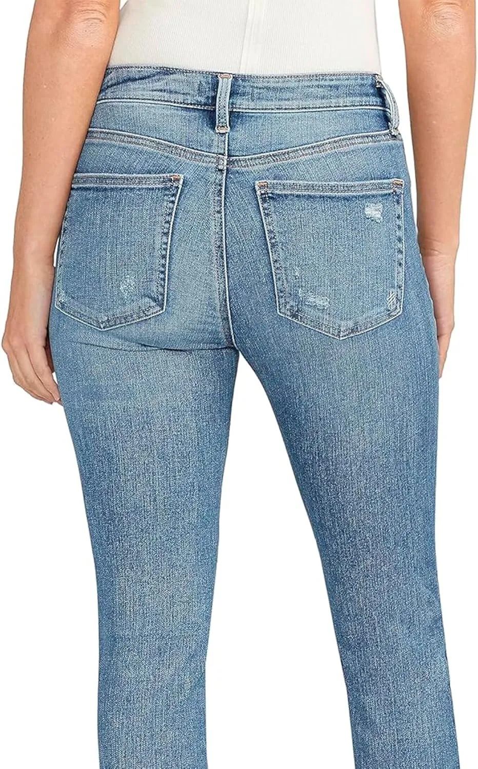 Silver Jeans Co. Women's Most Wanted Mid Rise Straight Leg Jeans