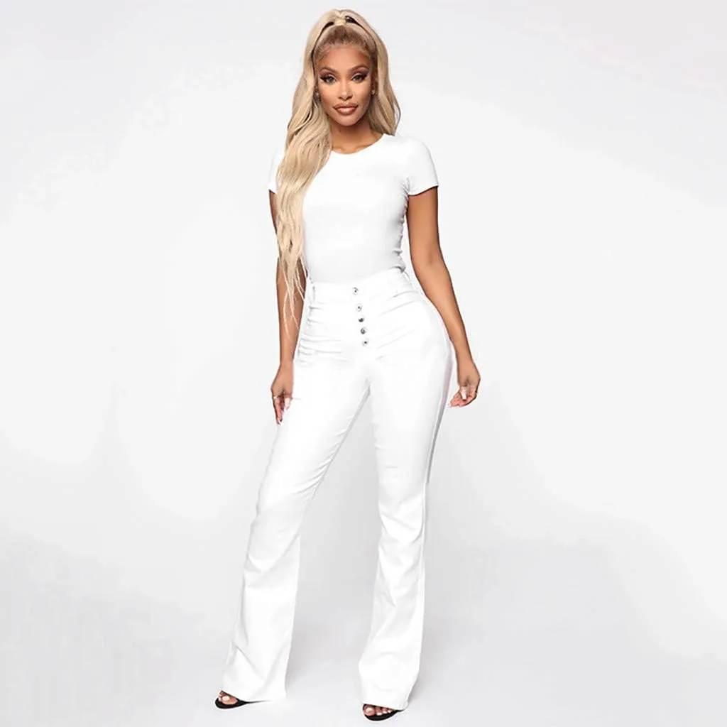 Straight Leg Jeans for Women Jeans Poket Pants Mid Casual Denim Lace Women's Jeans Straight Leg Jeans for Women