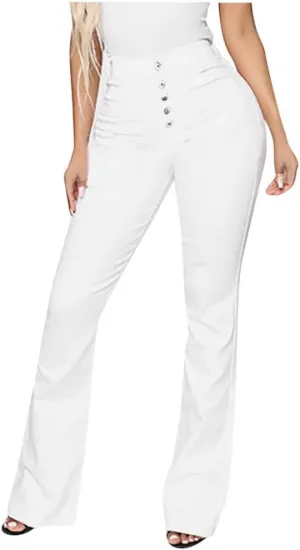 Straight Leg Jeans for Women Jeans Poket Pants Mid Casual Denim Lace Women's Jeans Straight Leg Jeans for Women