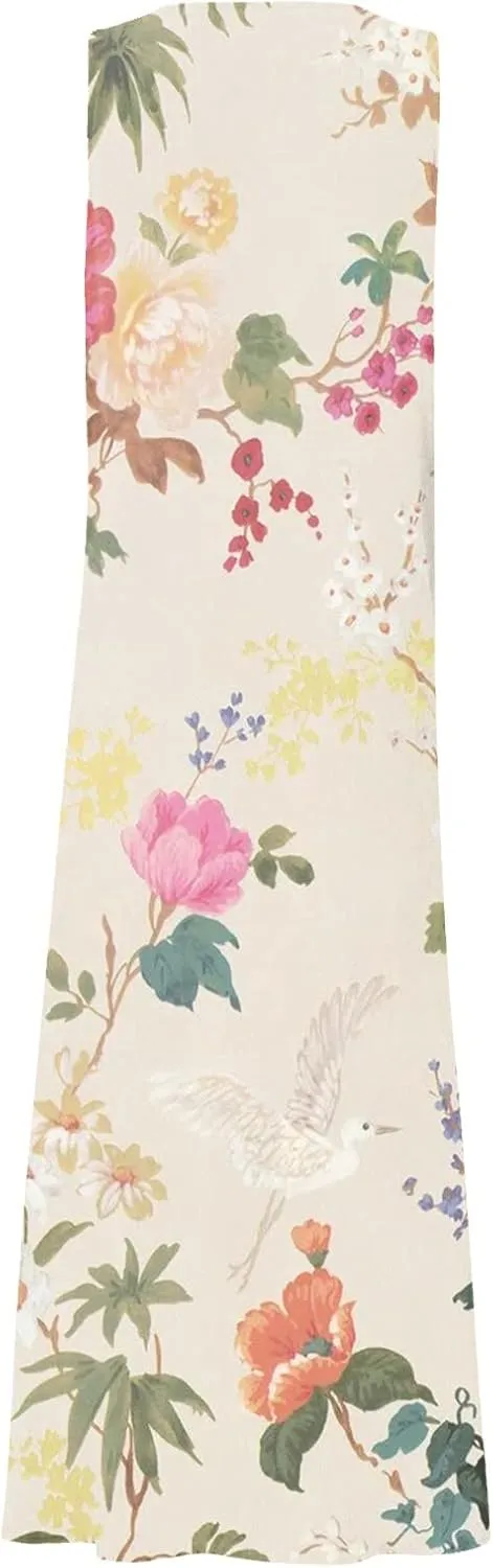 Summer Linen Dresses for Women 2025 Trendy Sleeveless Beach Vacation Travel Dress Casual Maxi Sun Dresses