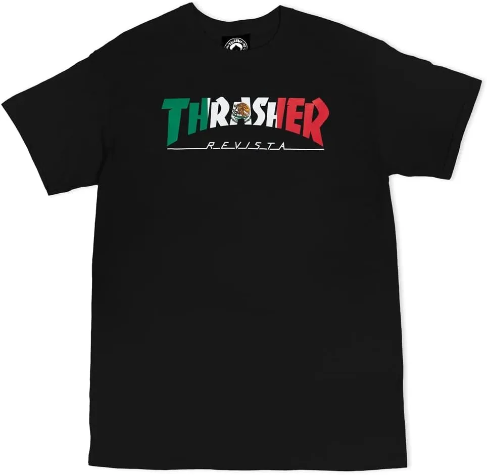 Thrasher Men's Mexico Revista Short Sleeve T Shirt
