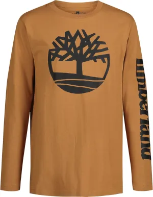 Timberland Boys' Long-Sleeve Crew Neck T-Shirt
