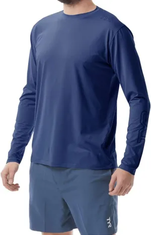 TYR Men's Long Sleeve Sun Protection Performance T-Shirt UPF 50 