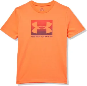 Under Armour Boys' Boxed Logo Short Sleeve T Shirt