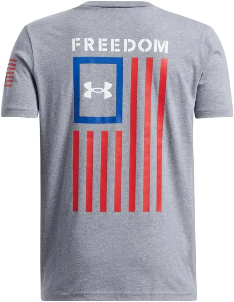 Under Armour Boys' Freedom Flag Short Sleeve T Shirt
