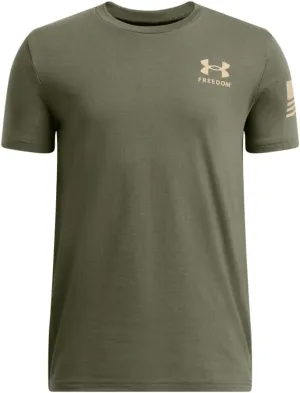 Under Armour Boys' Freedom Flag Short Sleeve T Shirt