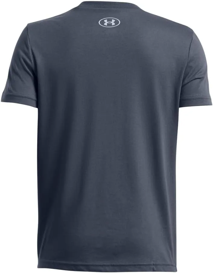 Under Armour Boys' Logo Wordmark Short Sleeve T Shirt