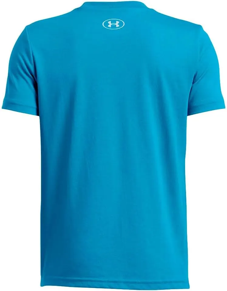 Under Armour Boys' Logo Wordmark Short Sleeve T Shirt