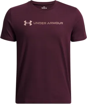 Under Armour Boys' Logo Wordmark Short Sleeve T Shirt