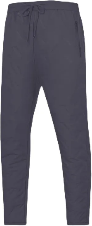 Warm Sweatpants for Men Fleece Lined Waterproof Thermal Winter Pants Plus Size Elastic Waist Trousers with Zip Pocket