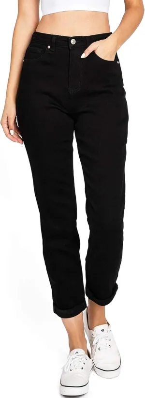 Wax Jeans Women's Juniors High Rise Straight Leg Jeans