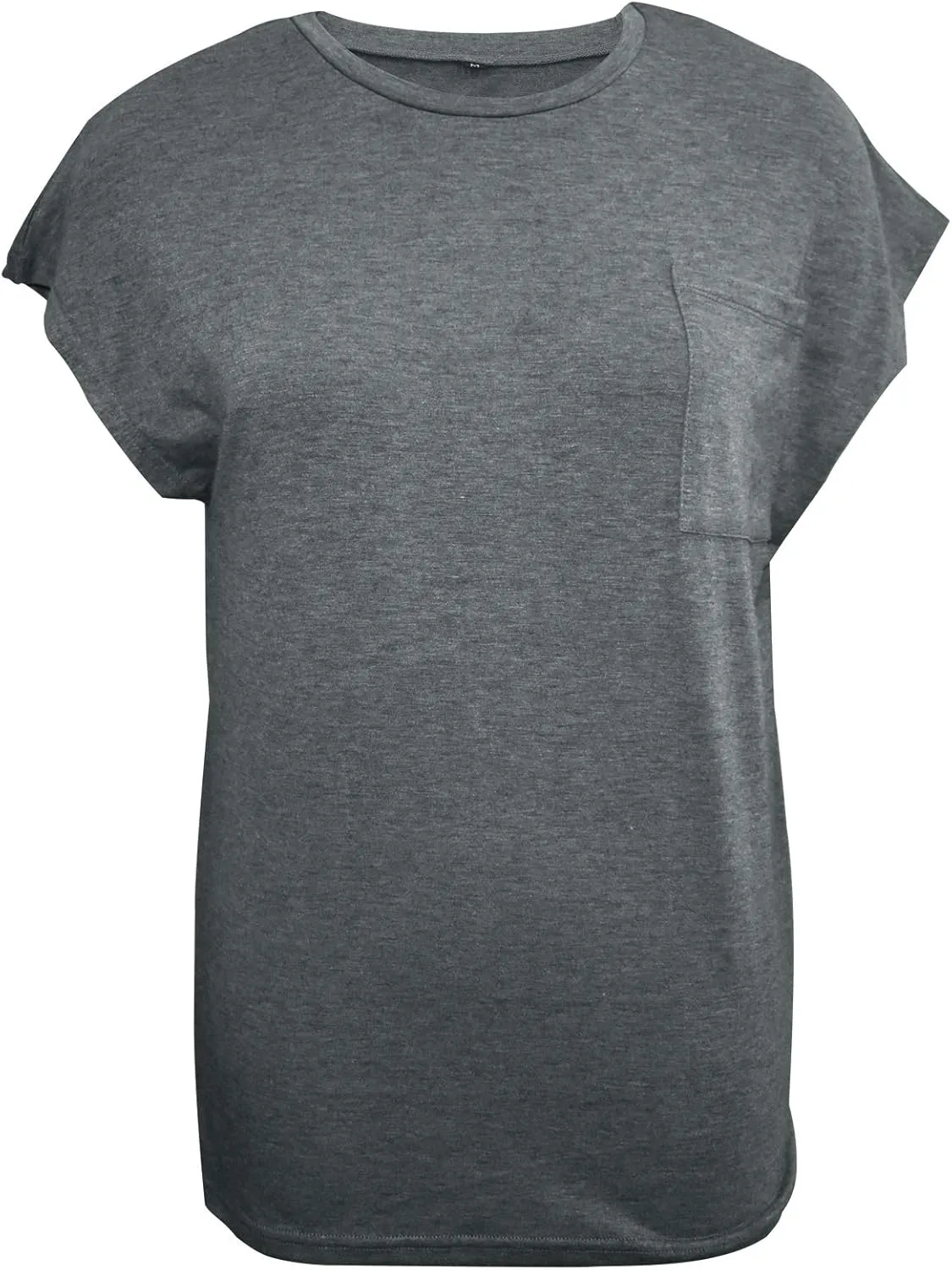 WMZCYXY Womens Summer Tops Sleeveless T Shirt Crew Neck Casual Loose Fitting Shirts with Pocket