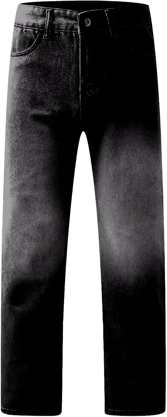 Women Wide Leg Jeans High Waisted Baggy Jeans with Pockets Skinny Loose Boyfriend Jeans Y2K Denim Pants