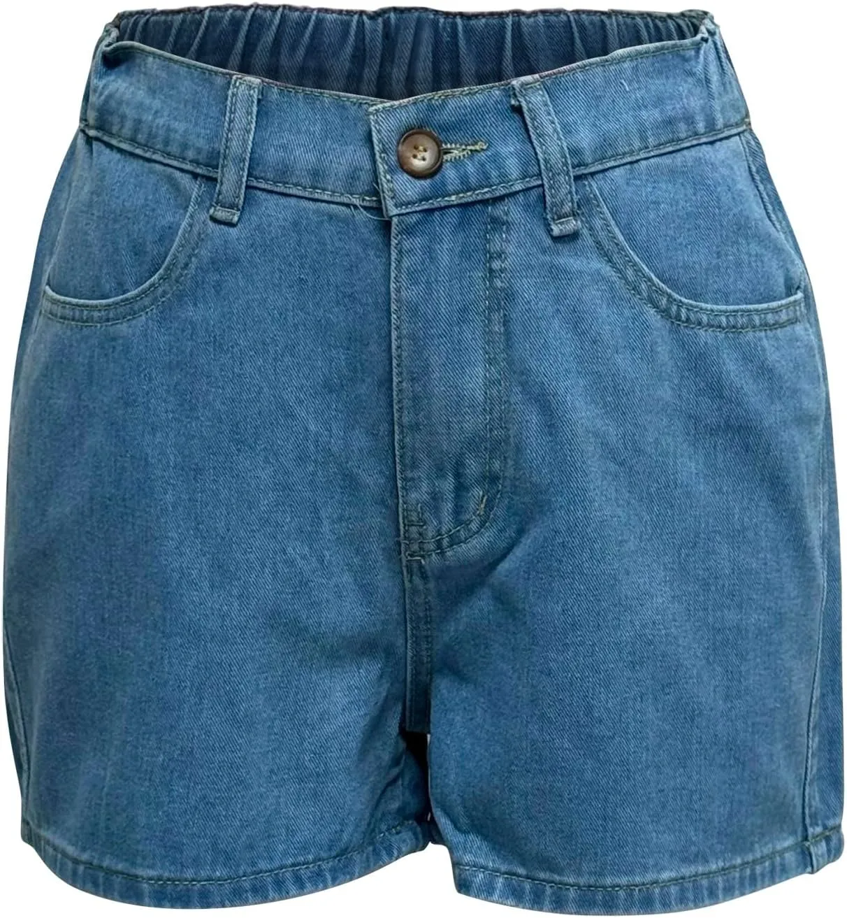 Women's Denim Pants Summer Baggy High Waisted Flowy Wide Leg Buttons Pleated Casual Jean Shorts 2025 Fashion Shorts